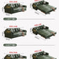 Luxury Leather Sofa Bed – Made-to-Order with Storage Manwatstore