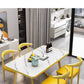 Luxury Modern Dining Table Rectangle Nordic Living Room Dining Table European Style Mesas De Comedor Garden Furniture Sets Manwatstore