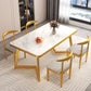Luxury Modern Dining Table Rectangle Nordic Living Room Dining Table European Style Mesas De Comedor Garden Furniture Sets Manwatstore