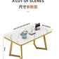 Luxury Modern Dining Table Rectangle Nordic Living Room Dining Table European Style Mesas De Comedor Garden Furniture Sets Manwatstore