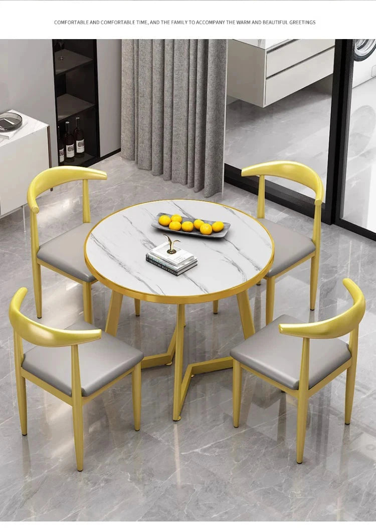 Luxury Modern Dining Table Rectangle Nordic Living Room Dining Table European Style Mesas De Comedor Garden Furniture Sets Manwatstore