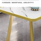 Luxury Modern Dining Table Rectangle Nordic Living Room Dining Table European Style Mesas De Comedor Garden Furniture Sets Manwatstore