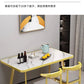 Luxury Modern Dining Table Rectangle Nordic Living Room Dining Table European Style Mesas De Comedor Garden Furniture Sets Manwatstore