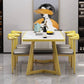 Luxury Modern Dining Table Rectangle Nordic Living Room Dining Table European Style Mesas De Comedor Garden Furniture Sets Manwatstore