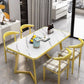 Luxury Modern Dining Table Rectangle Nordic Living Room Dining Table European Style Mesas De Comedor Garden Furniture Sets Manwatstore