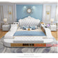 Luxury Smart Storage Bed with USB & Speakers Manwatstore