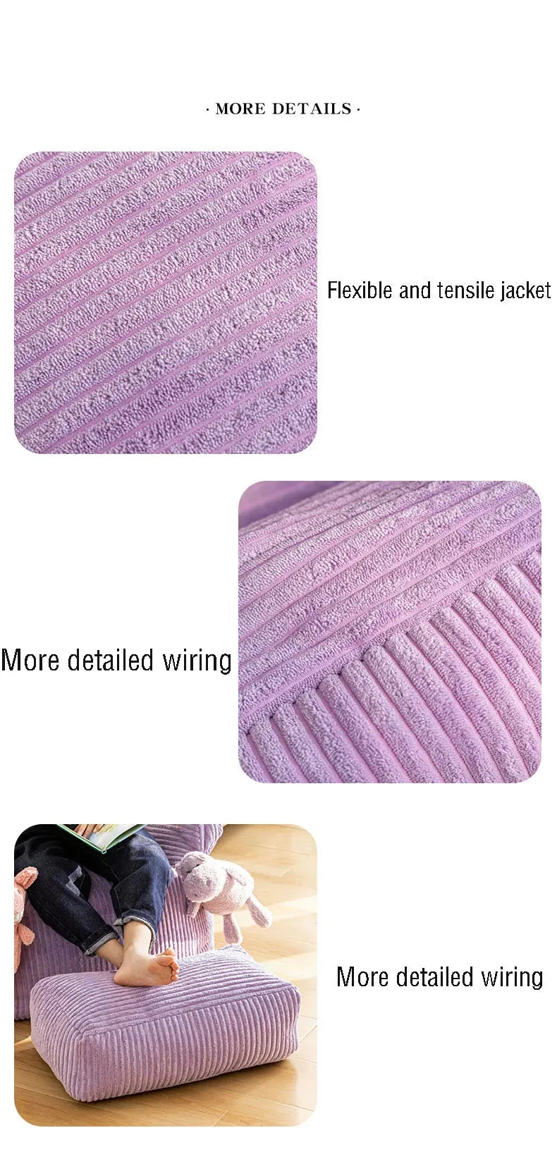 Macaron Bean Bag Chair Manwatstore