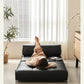 medieval folding sofa bed living room multi-functional dual-purpose single leather sofa bed Manwatstore