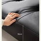 medieval folding sofa bed living room multi-functional dual-purpose single leather sofa bed Manwatstore