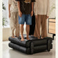 medieval folding sofa bed living room multi-functional dual-purpose single leather sofa bed Manwatstore