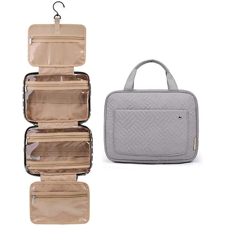 Metal Hook Hanging Portable Toiletry Storage Bag 0 Manwatstore