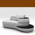 Milano Luxe Curved Leather Sectional Sofa Manwatstore