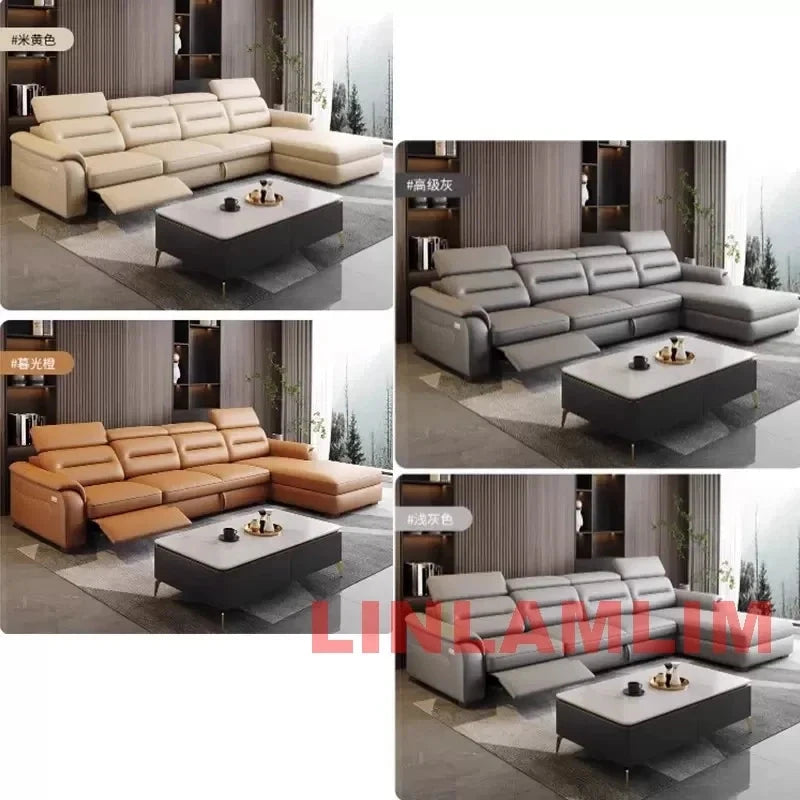 MINGDIBAO Multifunctional Convertible Sofa Bed With Eletric Recliner, Folding Sofa Cama With Power Reclining Seats &amp; Storage Box Manwatstore