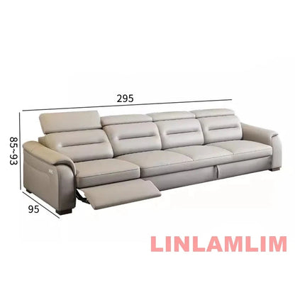 MINGDIBAO Multifunctional Convertible Sofa Bed With Eletric Recliner, Folding Sofa Cama With Power Reclining Seats &amp; Storage Box Manwatstore