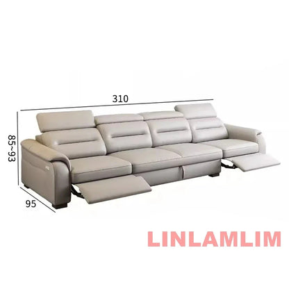 MINGDIBAO Multifunctional Convertible Sofa Bed With Eletric Recliner, Folding Sofa Cama With Power Reclining Seats &amp; Storage Box Manwatstore