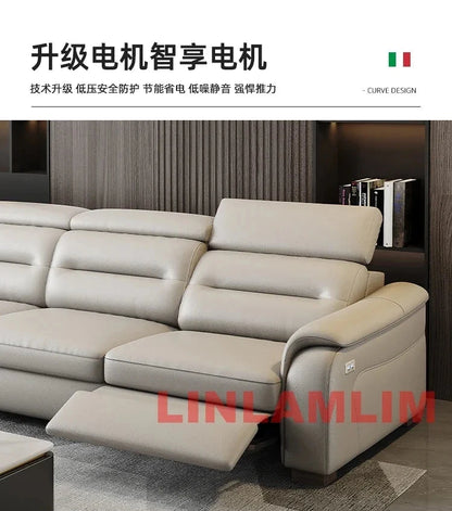 MINGDIBAO Multifunctional Convertible Sofa Bed With Eletric Recliner, Folding Sofa Cama With Power Reclining Seats &amp; Storage Box Manwatstore