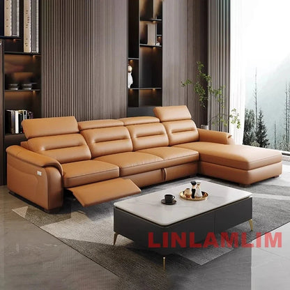 MINGDIBAO Multifunctional Convertible Sofa Bed With Eletric Recliner, Folding Sofa Cama With Power Reclining Seats &amp; Storage Box Manwatstore