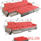 MINGDIBAO Multifunctional Convertible Sofa Bed With Eletric Recliner, Folding Sofa Cama With Power Reclining Seats & Storage Box Manwatstore