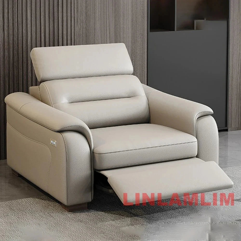 MINGDIBAO Multifunctional Convertible Sofa Bed With Eletric Recliner, Folding Sofa Cama With Power Reclining Seats &amp; Storage Box Manwatstore