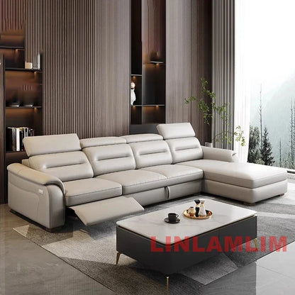 MINGDIBAO Multifunctional Convertible Sofa Bed With Eletric Recliner, Folding Sofa Cama With Power Reclining Seats &amp; Storage Box Manwatstore