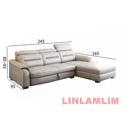 MINGDIBAO Multifunctional Convertible Sofa Bed With Eletric Recliner, Folding Sofa Cama With Power Reclining Seats &amp; Storage Box Manwatstore