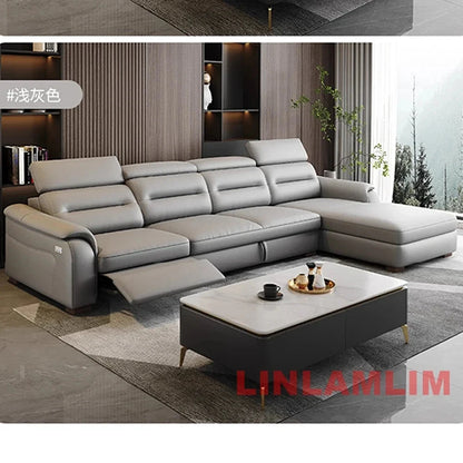 MINGDIBAO Multifunctional Convertible Sofa Bed With Eletric Recliner, Folding Sofa Cama With Power Reclining Seats &amp; Storage Box Manwatstore