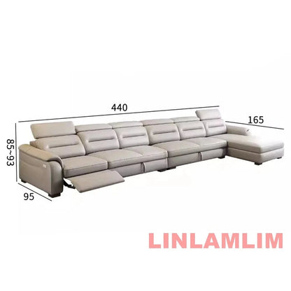 MINGDIBAO Multifunctional Convertible Sofa Bed With Eletric Recliner, Folding Sofa Cama With Power Reclining Seats &amp; Storage Box Manwatstore