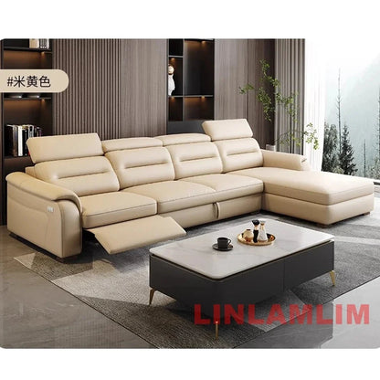 MINGDIBAO Multifunctional Convertible Sofa Bed With Eletric Recliner, Folding Sofa Cama With Power Reclining Seats &amp; Storage Box Manwatstore