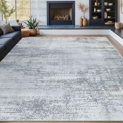 Modern Abstract Style Carpet for Living Room Ins Decoration Home Fluffy Soft Large Area Rugs Bedroom Bathroom Non-slip Foot Mat Manwatstore