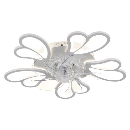Modern Ceiling Fan with LED Light, Remote Control &amp; Bluetooth , 6-Speed Wind Settings ceiling fan Manwatstore
