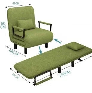 Modern folding sofa bed apartment small apartment simple single and double folding sofa with armrest Manwatstore