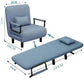 Modern folding sofa bed apartment small apartment simple single and double folding sofa with armrest Manwatstore