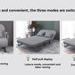 Modern folding sofa bed apartment small apartment simple single and double folding sofa with armrest Manwatstore