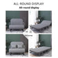 Modern folding sofa bed apartment small apartment simple single and double folding sofa with armrest Manwatstore