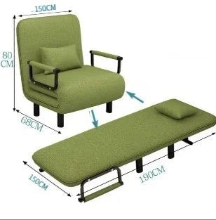 Modern folding sofa bed apartment small apartment simple single and double folding sofa with armrest Manwatstore