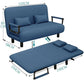 Modern folding sofa bed apartment small apartment simple single and double folding sofa with armrest Manwatstore