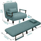 Modern folding sofa bed apartment small apartment simple single and double folding sofa with armrest Manwatstore