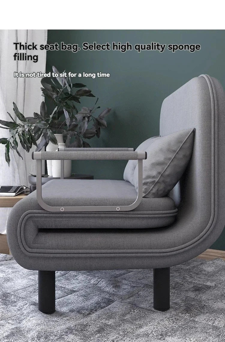 Modern folding sofa bed apartment small apartment simple single and double folding sofa with armrest Manwatstore