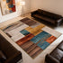 Modern Geometry Coloer Living Room Carpet Washable Non-slip Decoration Home Kitchen Rug Soft Fluffy Bedroom Large Area Sofa Mat Manwatstore