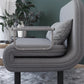 Modern Grey Sofa Bed – Folding Recliner for Small Apartments Manwatstore