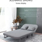 Modern Grey Sofa Bed – Folding Recliner for Small Apartments Manwatstore