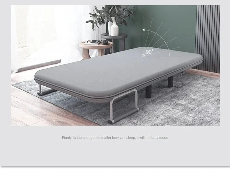 Modern Grey Sofa Bed – Folding Recliner for Small Apartments Manwatstore