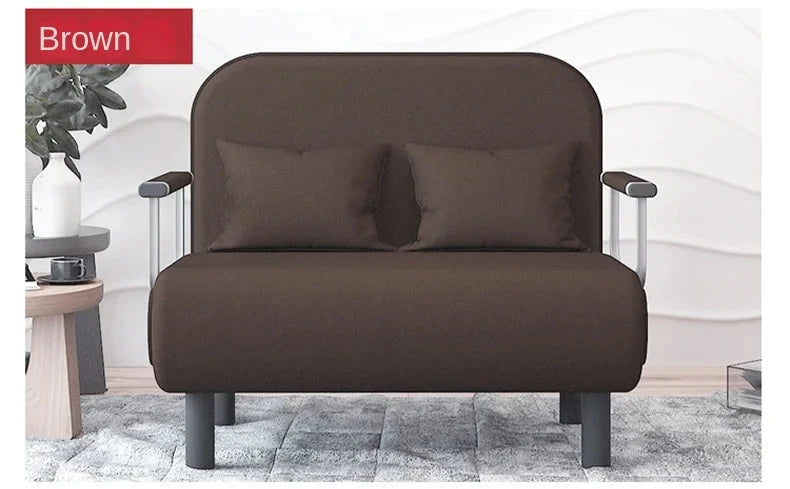 Modern Grey Sofa Bed – Folding Recliner for Small Apartments Manwatstore