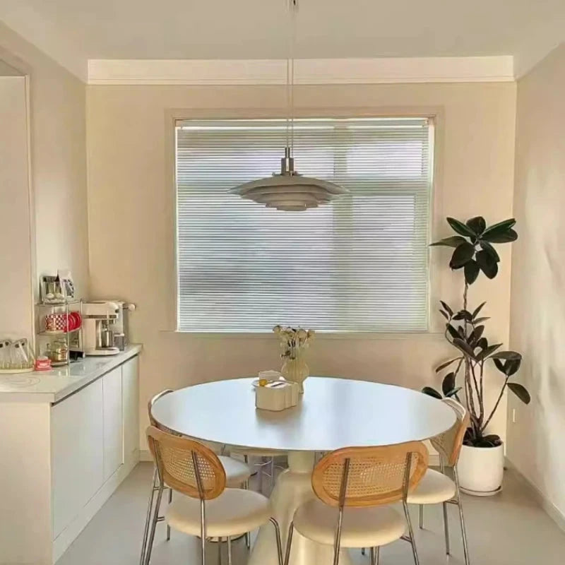 Modern Home Dining Table Oval White Deco Balcony Dining Table Luxury Relaxing Salle A Manger Complet Table Et Chaise Furniture Manwatstore