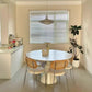 Modern Home Dining Table Oval White Deco Balcony Dining Table Luxury Relaxing Salle A Manger Complet Table Et Chaise Furniture Manwatstore
