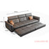 Modern L-Shaped Electric Recliner Sofa Bed – Italian Leather Sectional Couch Manwatstore