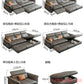 Modern L-Shaped Electric Recliner Sofa Bed – Italian Leather Sectional Couch Manwatstore