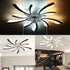 Modern LED Ceiling Fan with Remote Control, 6 Speeds & 3 Colour Temperatures ceiling fan Manwatstore