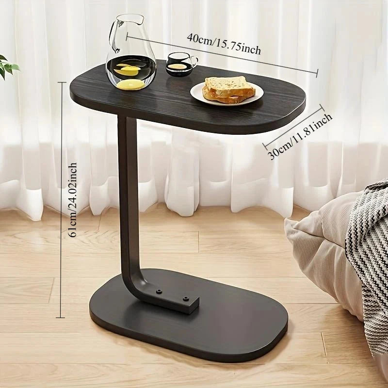 Modern Mini Balcony Side Table, Mobile Headstand, High-end Small End Table, Light Luxury Bedroom and Office Side Cabinet Manwatstore