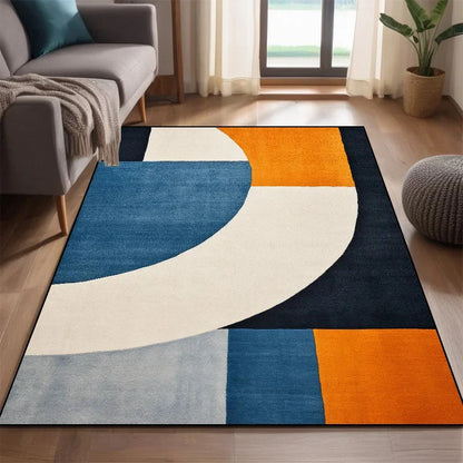 Modern Nordic Style Carpet for Rooms Washable Large Living Room Carpet Color Coffee Tables Mat Non-slip Cloakroom Decor Rugs 러그 Manwatstore